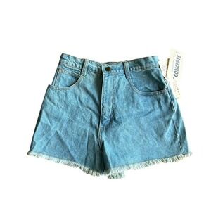 Deadstock vintage denim mom jean shorts 9 light wash‎ 26" waist jorts